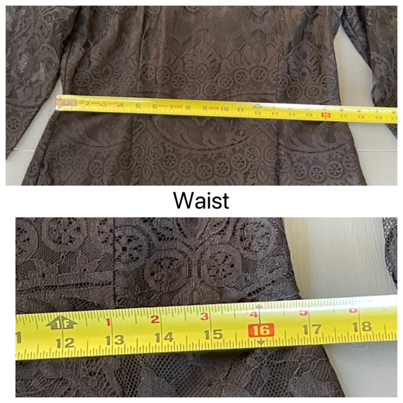 NWT BB DAKOTA Jayce Lace Black Sheath Party Cocktail Dress Size 14 - Picture 13 of 16